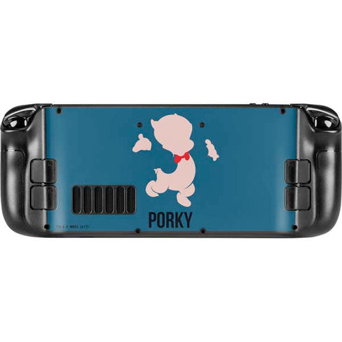 Looney Tunes Porky Pig Identity Steam Deck Handheld Gaming Computer Skin